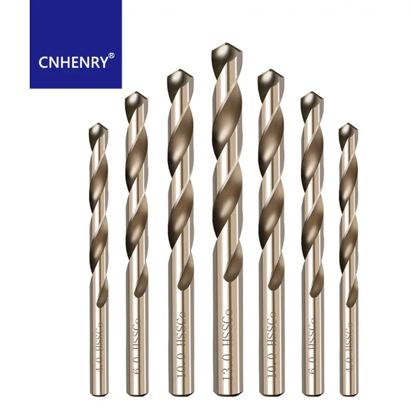 10PCS M35 HSS-CO Cobalt Drill Bits HSS Twist Drill Bit For Stainless Steel 0.5mm-8.0mm Hole Cutter Metal Drilling