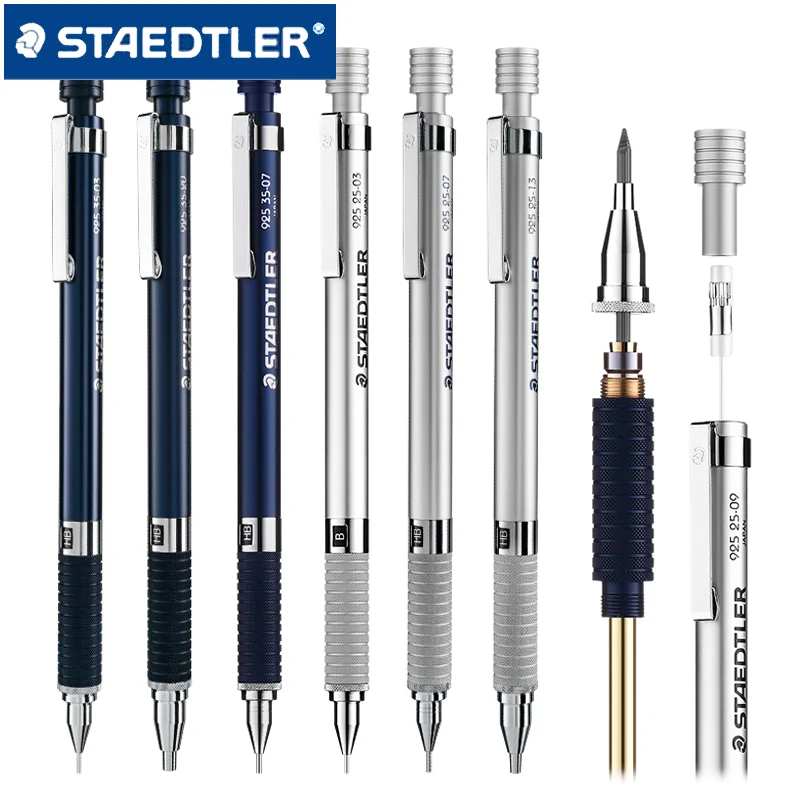 

1pcs Staedtler 925 25/35 Mechanical Pencil 0.3/0.5/0.7/0.9/2.0mm Stationery School Office Supplies Metal Mechanical Pencil Rod