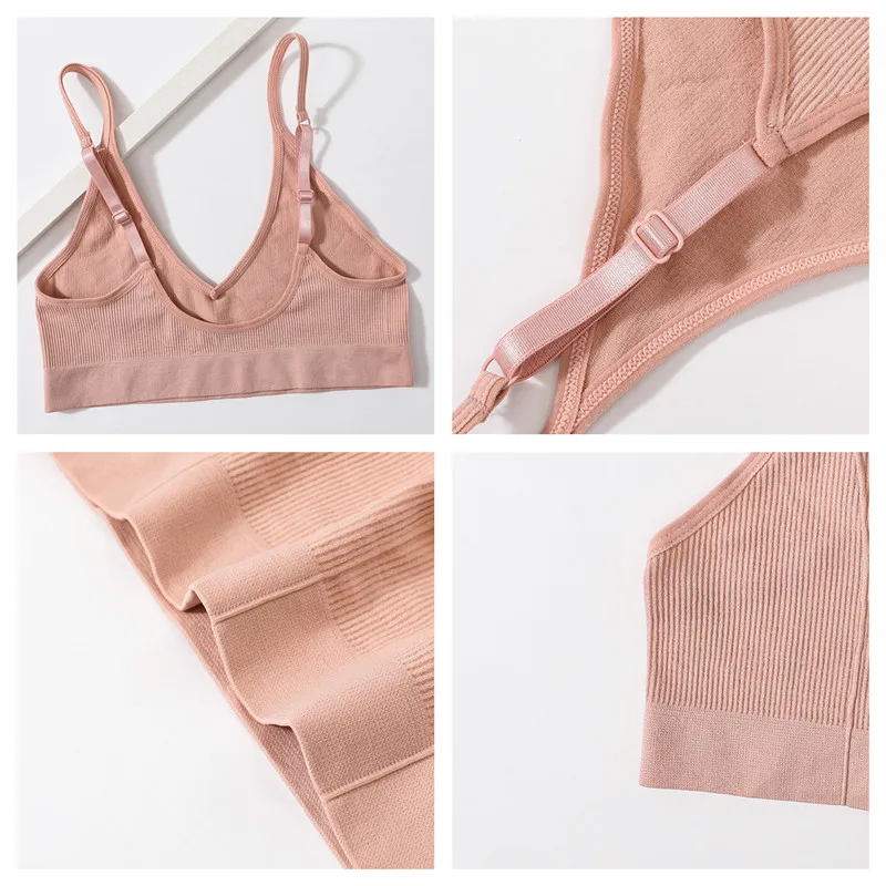 Reggiseni a tubo senza cuciture per donna Lingerie sexy posteriore a forma di U Bralette femminile Regolare cinturino Reggiseno a fascia Intimo sportivo a costine