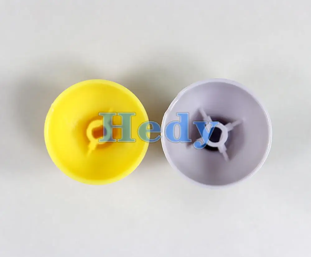 1 conjunto = 2 peças de tampas antiderrapantes para joystick analógico, para gamecube ncg controlador esquerda e direita l r