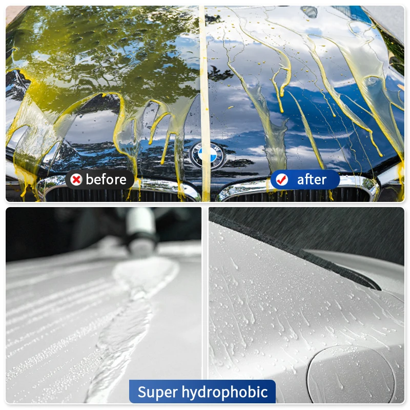 300ml Ceramic Car Coating Liquid Glass Waterproof Nano Ceramics Car Paint Care Long Lasting Super Hydrophobic HGKJ S12