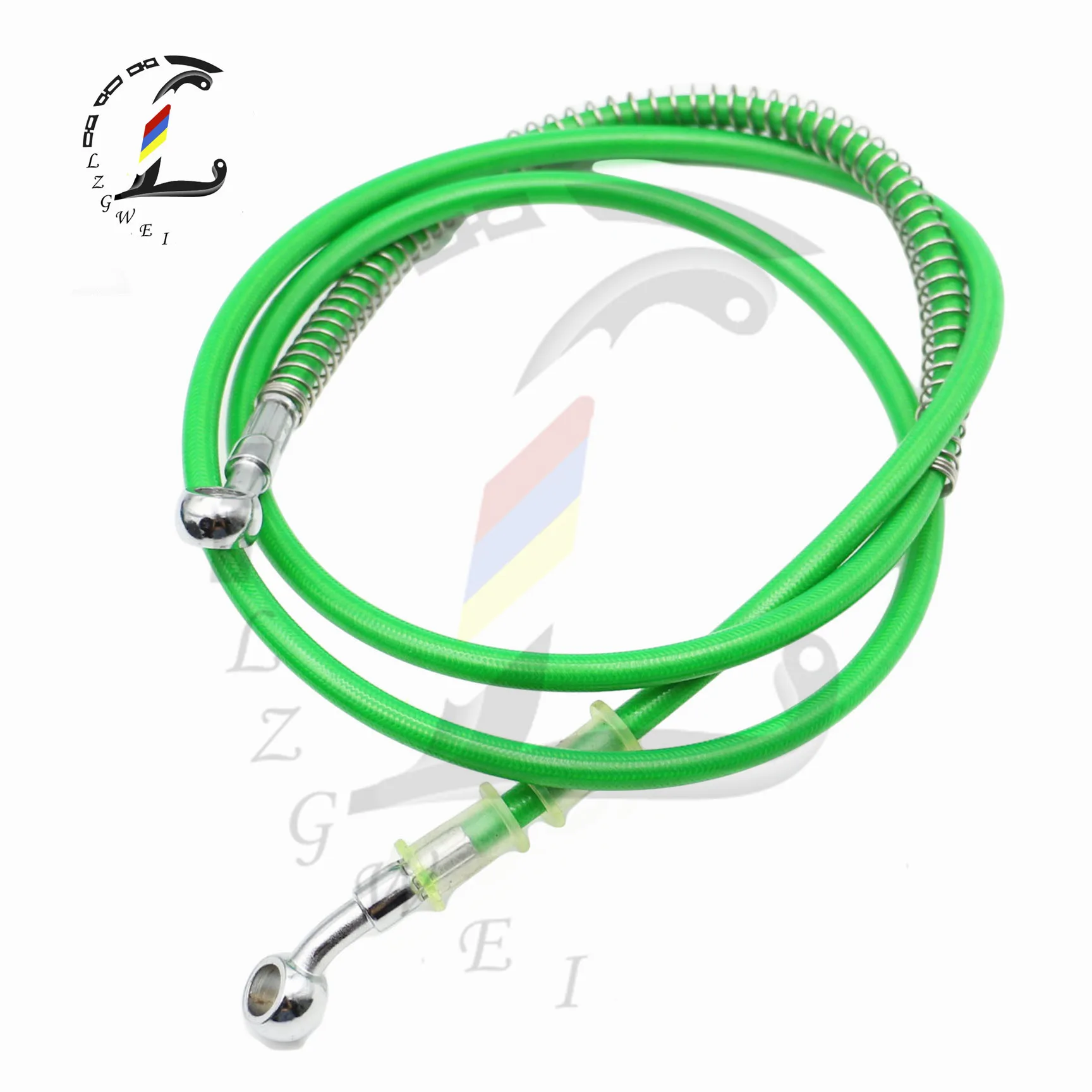 

Motorcycle Steel Hydraulic Reinforce Brake Line For Kawasaki KLX250 KLX300 KLX 250 300 Clutch Oil Hose Braided Green