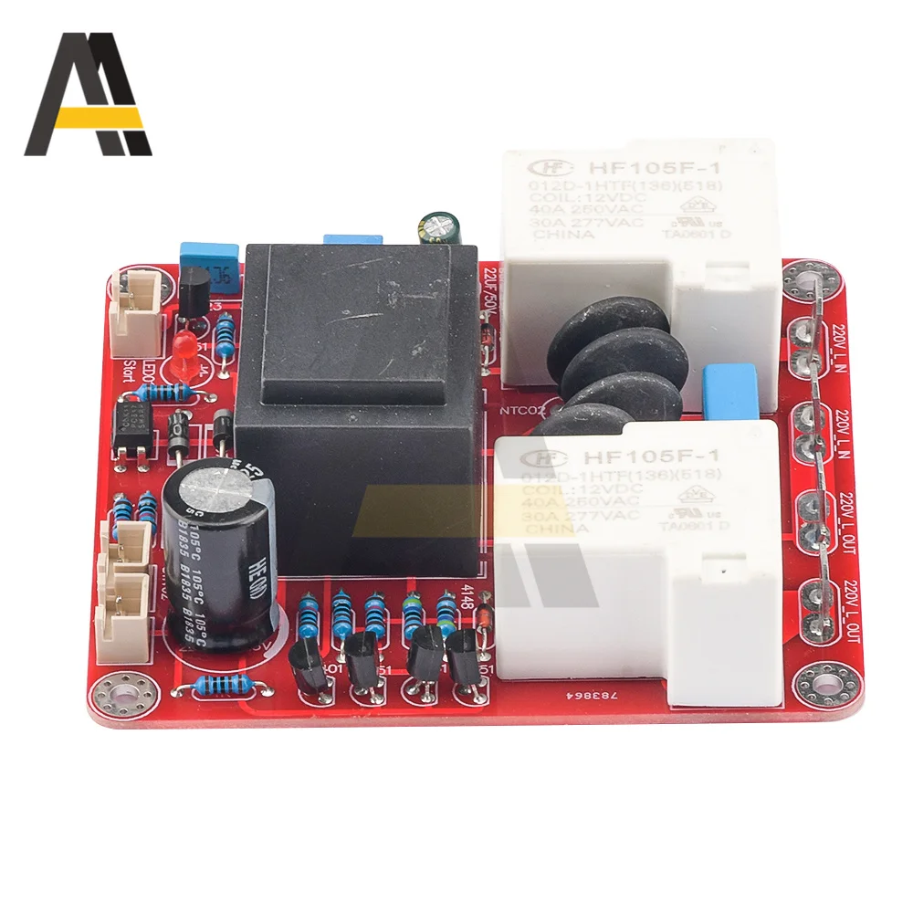 Ritardo di potenza dell'amplificatore di classe A Soft Start scheda di protezione della temperatura dell'amplificatore 110V 220V protezione della temperatura dell'alimentazione
