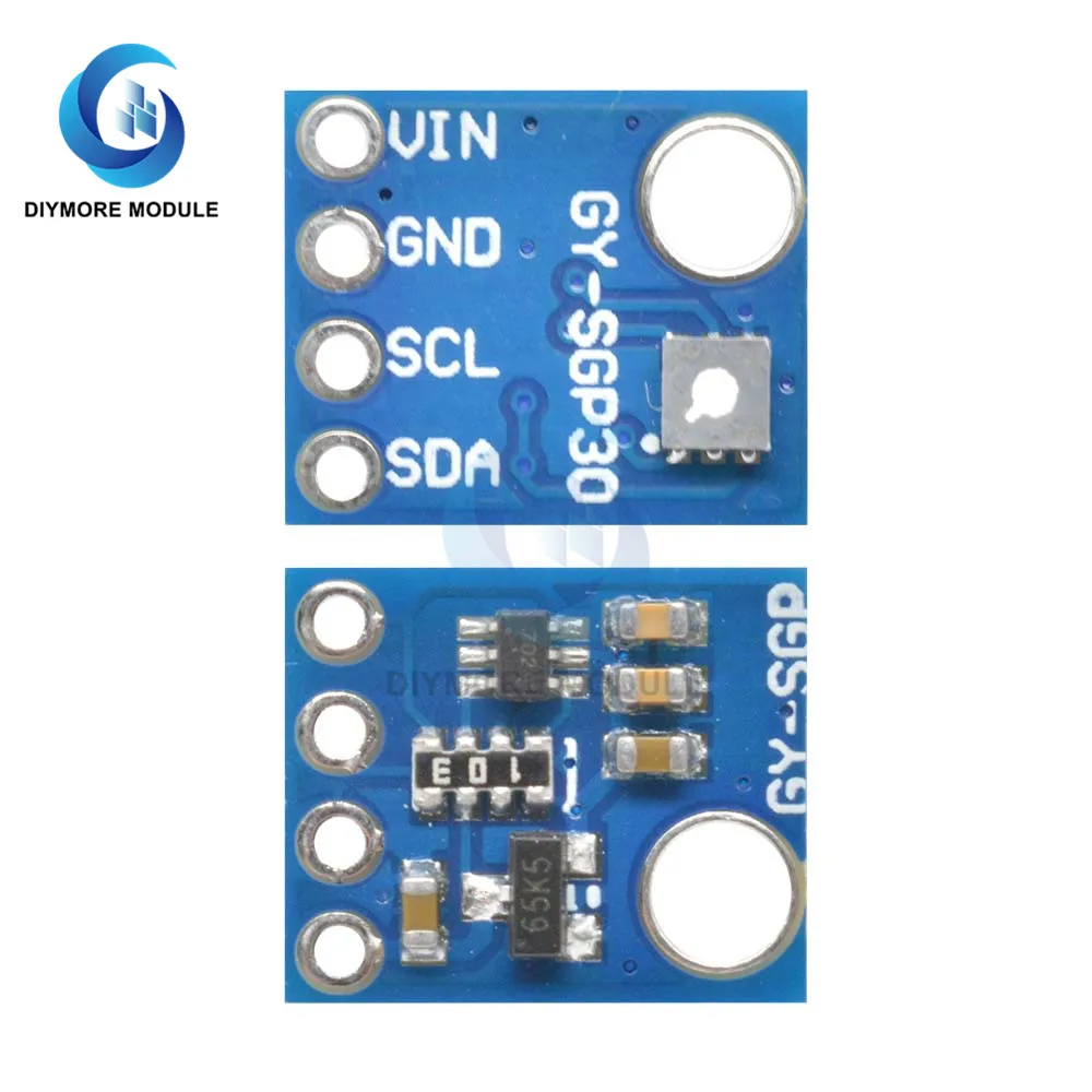 Gy-SGP30 Air Kwaliteit Gas Sensor Module Air Gas Kwaliteit Meting Tvoc/ECO2 Formaldehyde Kooldioxide Detector Board 2V-5V