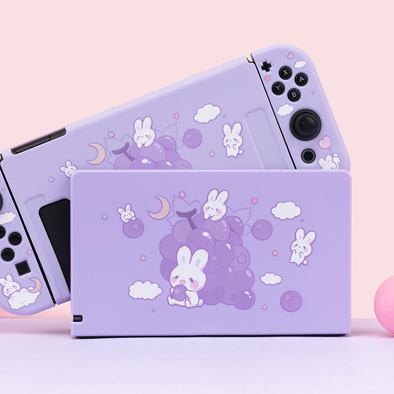 Милый чехол для док-станции Nintendo Switch, защитные аксессуары из твердого пластика с защитой от царапин для док-станции Nintendo Switch