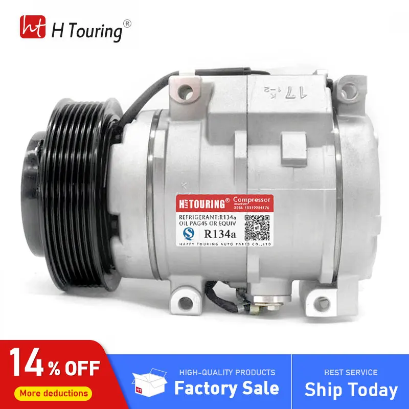 For 10S17C Compressor Toyota Land Cruiser J12 02-09 88310-6A140 88320-6A080 88410-35400 DCP50085 7PK