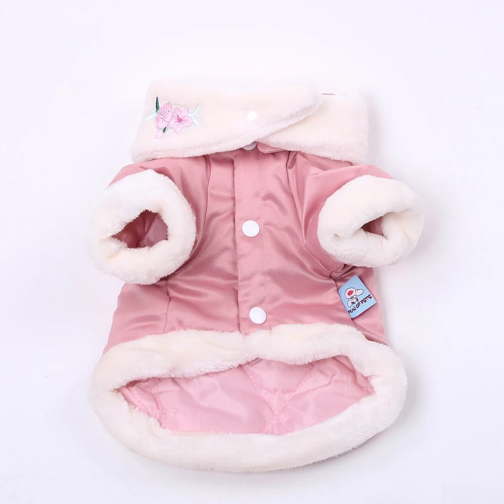 Dog Warm Coat Pet Hoodie Sika Deer Design Cat Puppy Coat Jacket Winter Warm Apparel