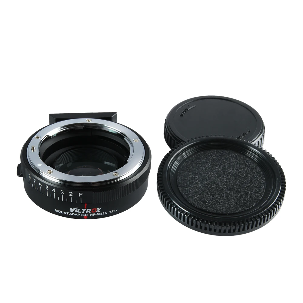 

nf-m43 Focal Reducer Speed Booster lens adapter ring for Nikon G/D Lens to m4/3 camera GF6 gh5 gh4 EM5 EM1 em10 E-PL5 BMPCC