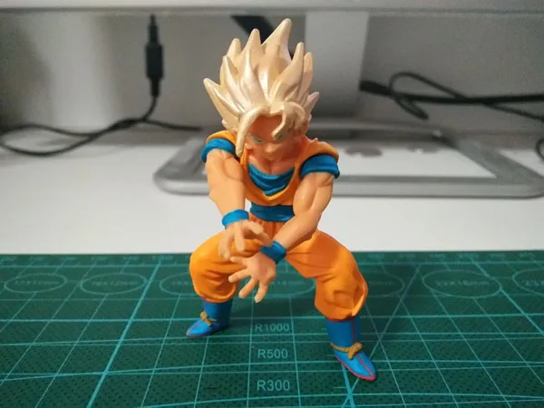 

BANDAI Dragon Ball Action Figure HG Gacha14 Bomb Super Son Goku Model Decoration Toy