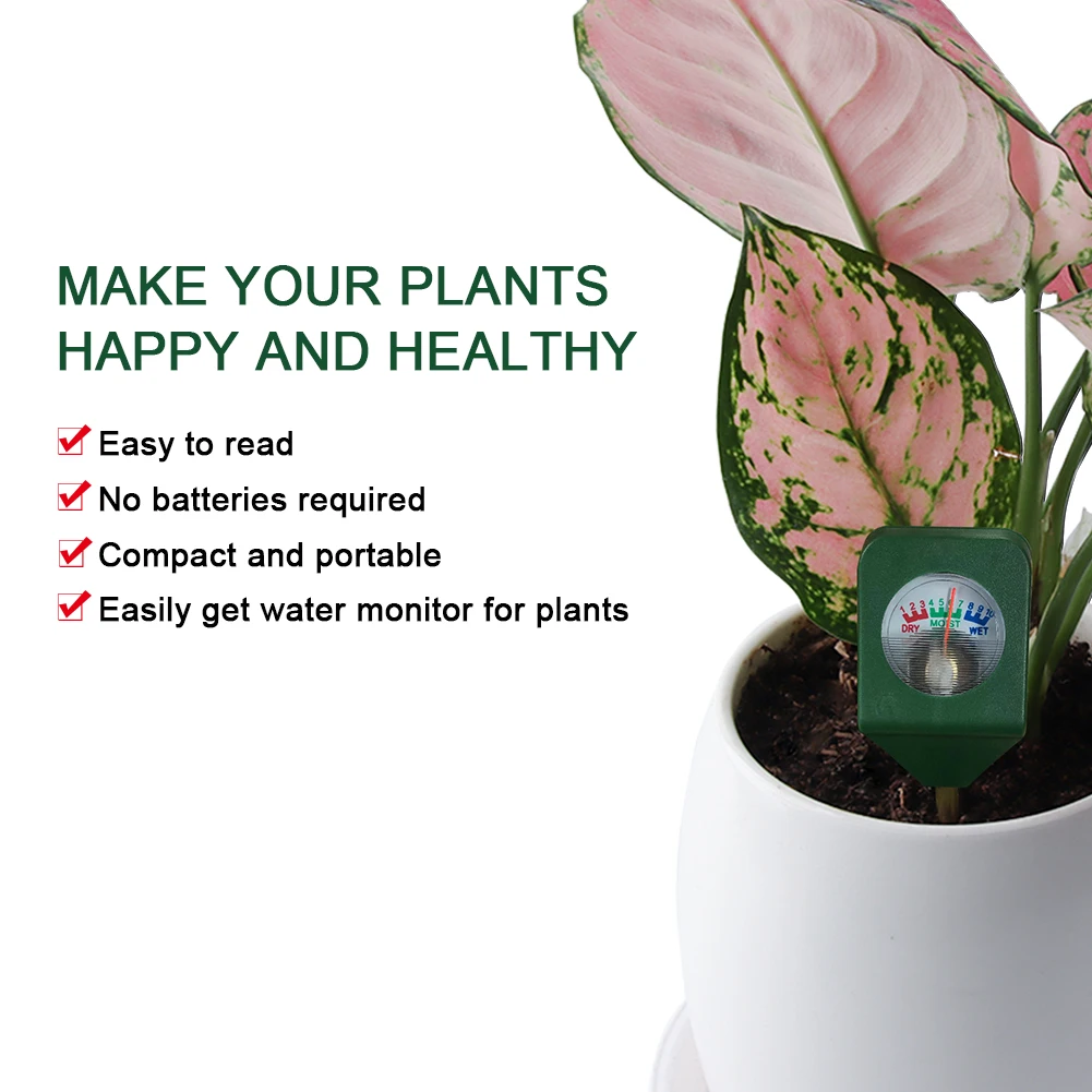 Humidimètre de sol de taille Mini, testeur d'humidité, hygromètre, capteur métallique, Test d'eau, Instrument d'analyse pour plante de jardin, outil agricole