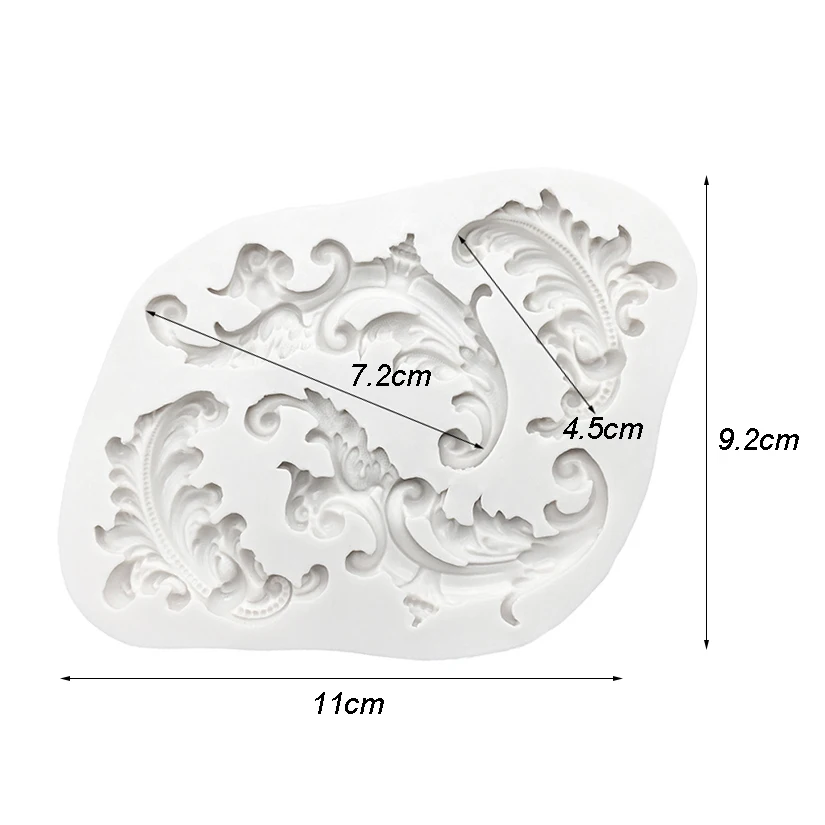 Decorative Pattern Silicone Mold Sugarcraft Cupcake Baking Mold Fondant Cake Decorating Tools