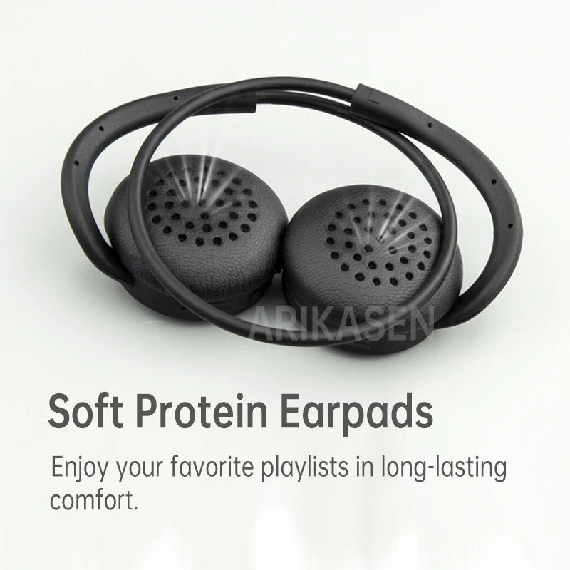 سماعات أذن Arikasen A5 اللاسلكية على الأذن سماعات بلوتوث V5.0 مريحة مع ميكروفون CVC 8.0 سماعة ألعاب إلغاء الضوضاء