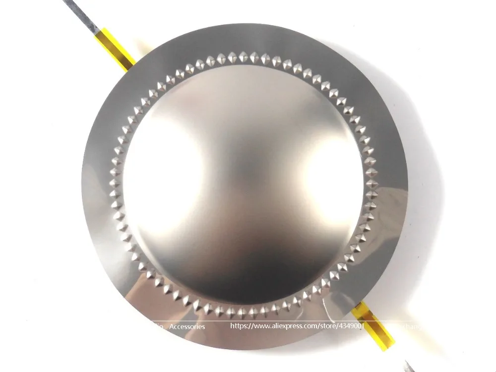 2 قطعة/1 زوج منخفضة قبة 44.4 مللي متر مكبر ملف صوتي المستوردة التيتانيوم فيلم 44.5 النواة لفائف 8OHM ارتفاع: 7 مللي متر 2 قطعة