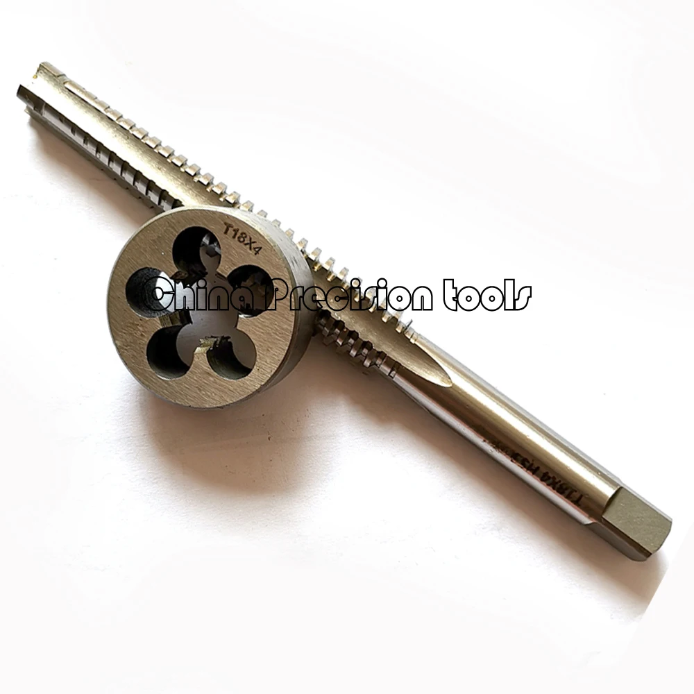 

2PCS HSS Metric Trapezoidal thread tap and Die set Tr8 Tr10 Tr12 Tr14 Tr16 Tr18 Tr20 Left Right hand taps dies sets T8 T10 T12