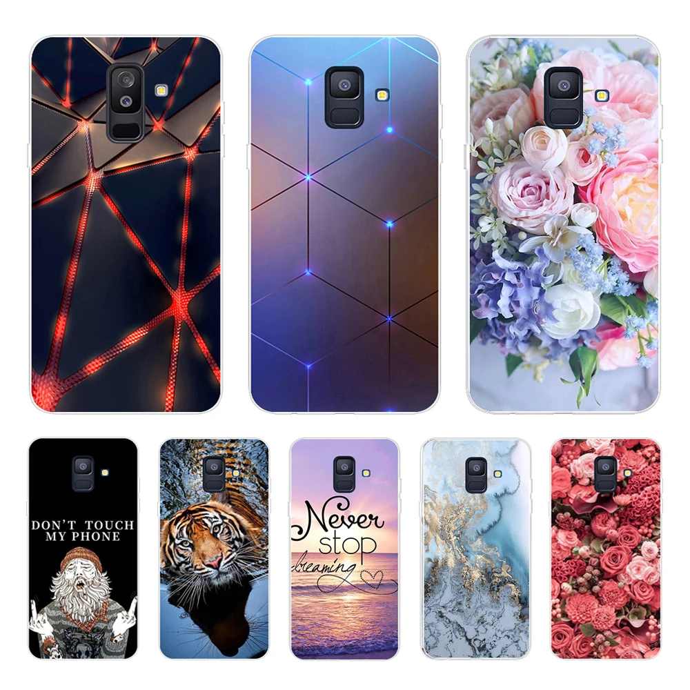 for Samsung Galaxy A6 2018 mobile phone case SIM SM A600 A600F for Samsung A6 plus 2018 A605 A605F phone case protective case