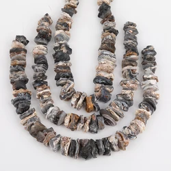 Full Strands Freeform Natural Agates Stone Slice Slab Loose Beads Pendant Necklace Women Fine Jewelry DIY EF-CT-320AMDE