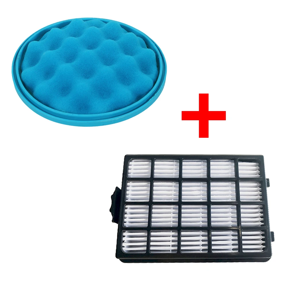 1PC H13 Dust Hepa Filter & 1PC Sponge Filter For Samsung SC21F50 SC15F50 SC18F50 SC50VA VC-F700G VU7000 Vacuum Cleaner Parts