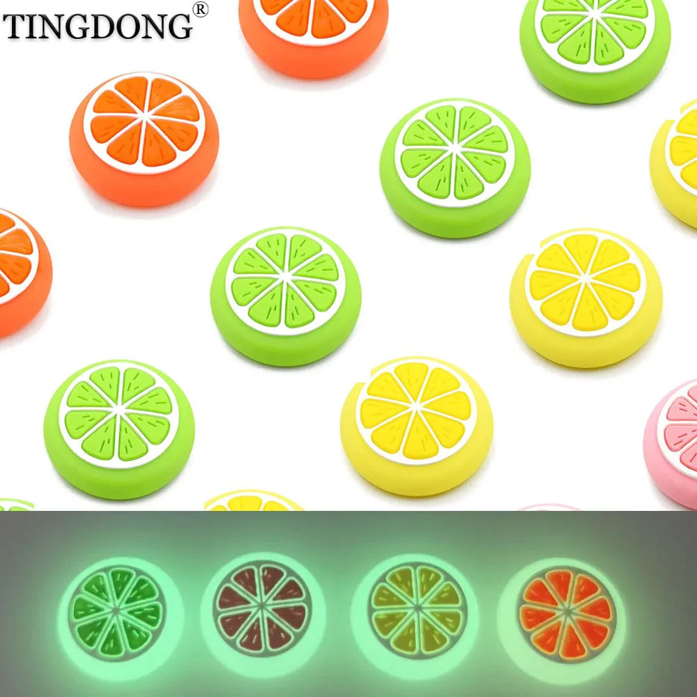 

luminous Silicone Analog Thumb Stick Grips Caps for Nintend Switch/LITE NS JoyCon Controller Sticks Cap for Joy Con Cover