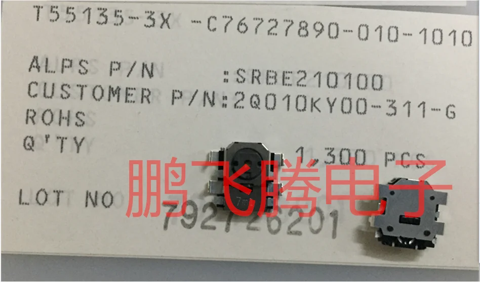 1PCS Japan  SRBE210100 thin rotary encoder button-operated switch 12 positioning 6-bit pulse