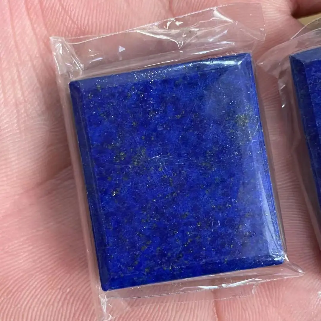 

Four-Pronged Lapis Lazuli Necklace Rectangle New