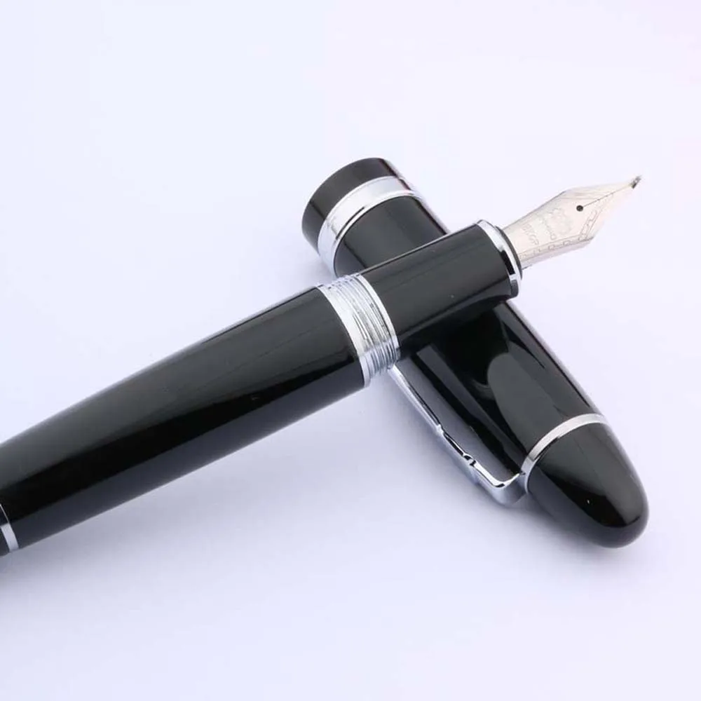 Jinhao 159 REGALO IN METALLO 1.0 MILLIMETRI Nero Calligrafia Pennino Penna Stilografica