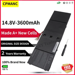 CPMANC Laptop Battery AP13B3K for Acer Aspire V5 R7 V5-572G V5-573G V5-472G V5-473G V5-552G M5-583P V5-572P R7-571 AP13B8K