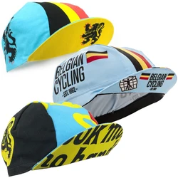 NEW Men And Women Blue Belgium Team Cycling Caps / Scarfs / Headwear MTB / ROAD Bike Riding Hat One Size Fts All