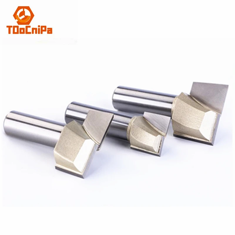 Alloy Metric Clearing Knife 1/4 Two-blade Straight Knife CNC Carving Knife 6.35 Tungsten Steel Clearing Milling Cutter