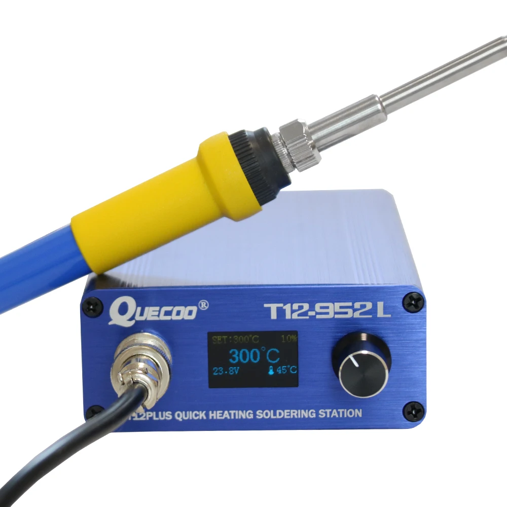 Quick Heating T12 soldering station electronic welding iron New version T12 OLED Digital Soldering Iron T12-952 QUICKO