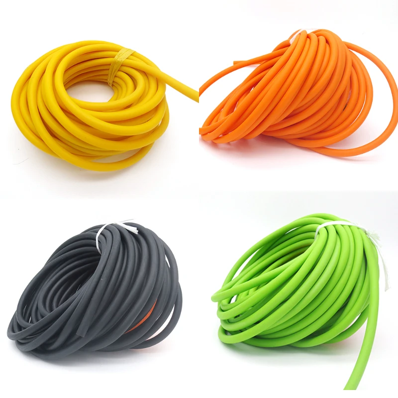 Elastic Rubber Tube 1745 Slingshot Fitness Rubber Rope Diameter 4.5mm Comprehensive Fitness Exercise Rubber Elastic Rope