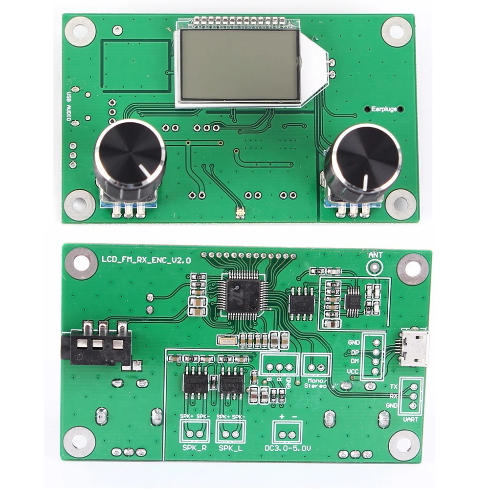 DSP PLL 87-108MHz Stereo FM Radio Receiver Module DIY Radio Receiver Digital LCD Display Frequency Modulation FM MW SW