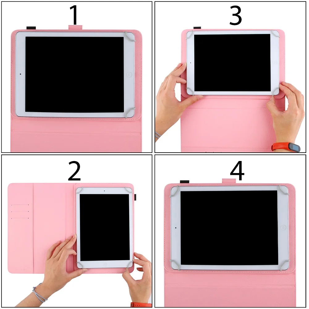 Capa flip de couro para tablet, capa protetora de 6.5-10.5 polegadas com suporte de celular para tablet de 7 polegadas, 8 polegadas, 10 polegadas, para tablet, samsung e etc