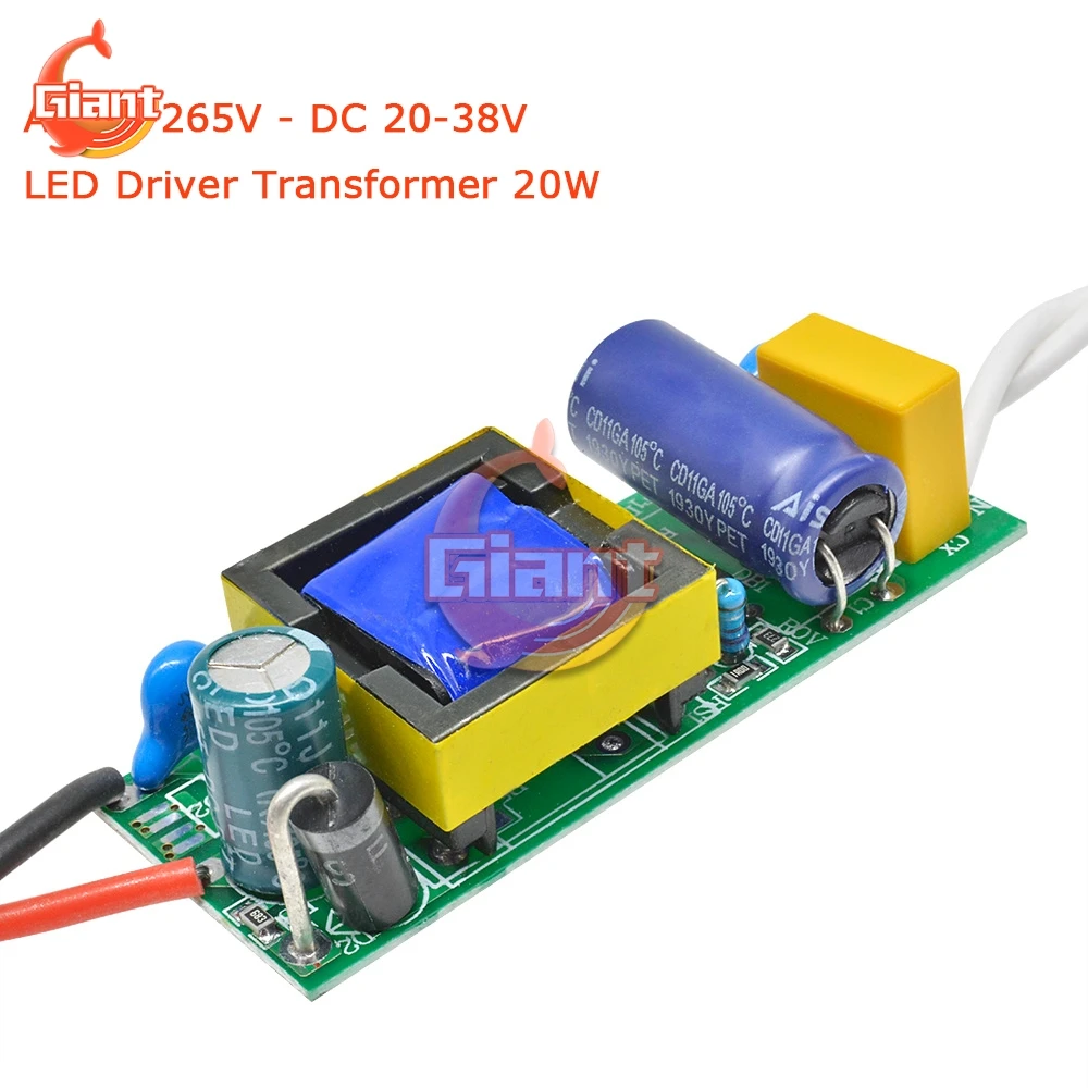 AC-DC Step Down Constant Current LED Driver Transformer 220V 24V 36V Lamp Power Supply 600mA 20W Lighting Transformer DIY Board