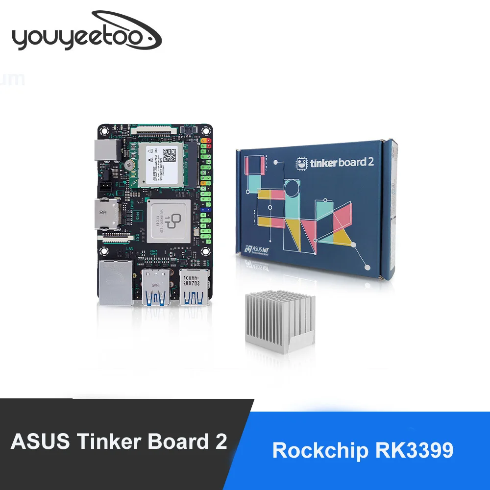 

ASUS Tinker Board 2 Rockchip RK3399 одноплатный компьютер на базе руки/SBC Поддержка Android 10/Ubuntu Tinkerboard2/Tinker2b