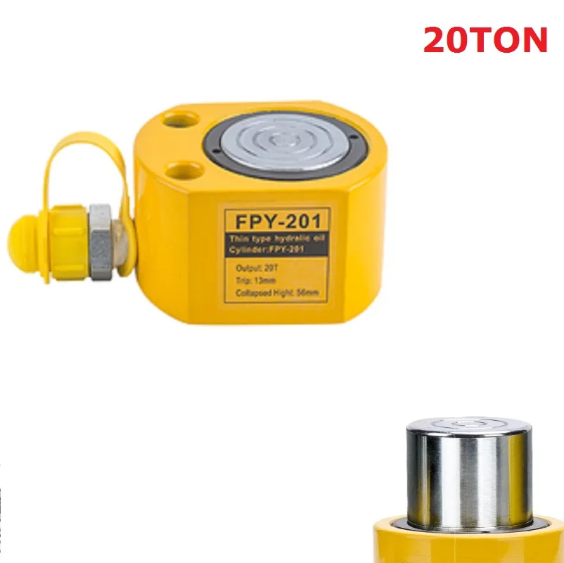 

Гидравлический подъемный домкрат 20Т (13-28 мм), ультратонкий, разъемного типа, промышленного класса, инструмент для подъема и оборудования