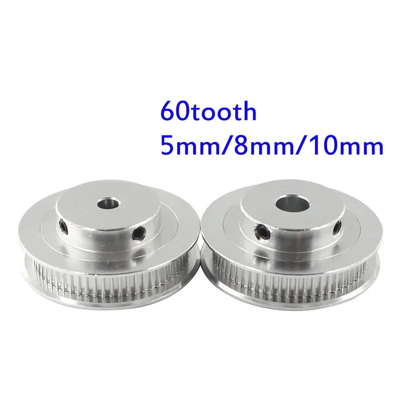 GT2 Timing Pulley 30 36 40 60 Tooth Wheel Bore 5mm 8mm Aluminum Gear Teeth Width 6mm 2GT for 3D Printer Parts GT2 Timing Pulleys