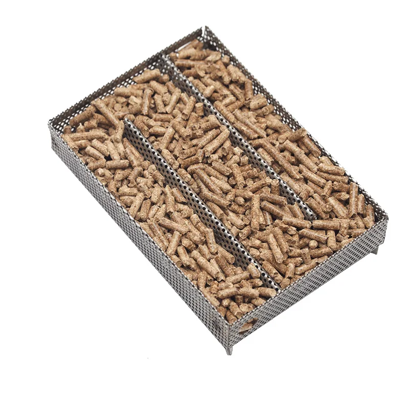 1LB 460g Apple Wood Pellets BBQ Flavoring Chip Specialty Wooden Chunk for Cooking Barbecue Smoker Grill Bacon Fish Meat BBQ Tool