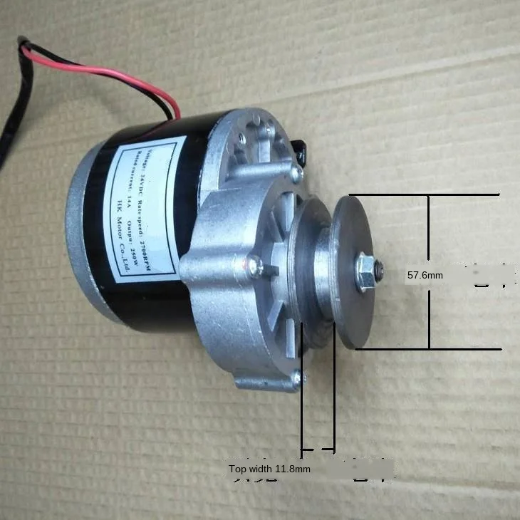 Reduktor prędkości DC o dużej mocy duży moment obrotowy Ma Da 12V 24V 250W 350W koło krążek niskiego napięcia Model