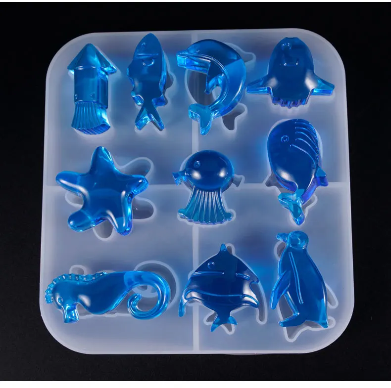 

Popular1 PC Sea Shell Shaped Silicone Jewelry Toolds DIY Jewelry Accessories UV Resin Epoxy Molds Dried Flower Moulds