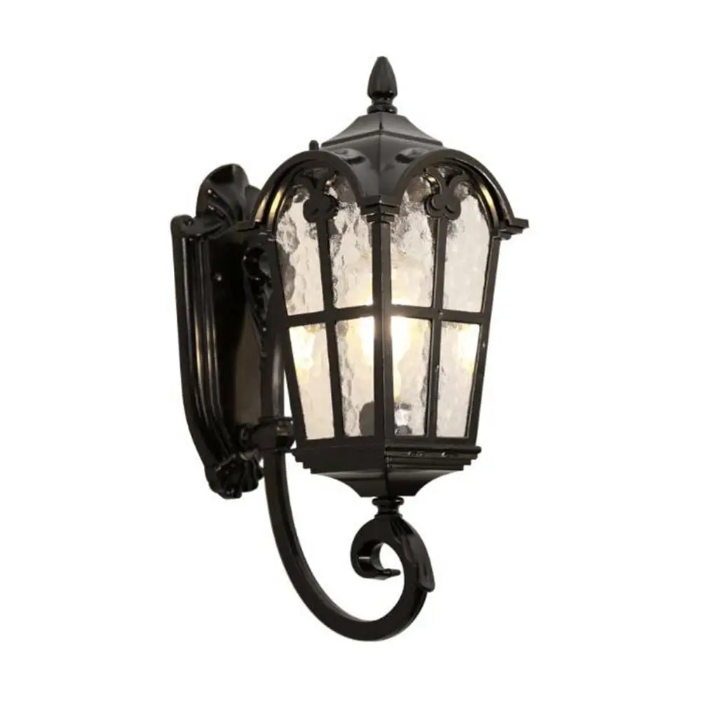 

Nordic Europe Style Outdoor Garden Porch Wall Lantern Lights E27 Small Medium Big Wall Sconces For Corridor Balcony Stair