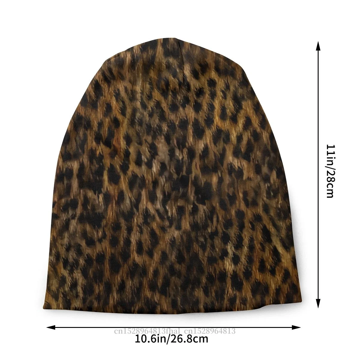 Skullies Beanies Hat Cheetah Fur Outdoor Beanie Caps For Men Women Leopard Print Ski Caps Soft Bonnet Hats