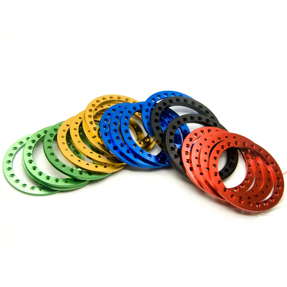 AXSPEED 4PCS CNC Aluminum Wheel Outer Beadlock Ring for 1.9\