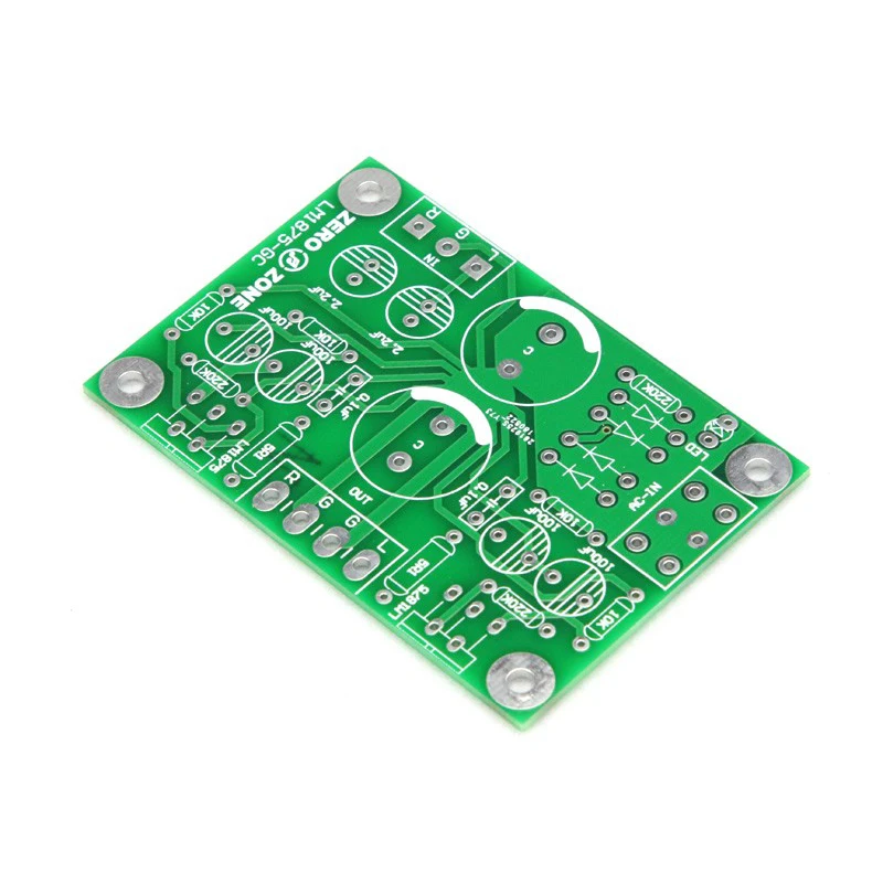 Frete grátis diy pcb para gc gaincard versão dupla canal lm1875 amplificador de potência pcb placa vazia guts placa amplificador potência