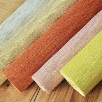 משלוח מדגם שלי רוח Grasscloth טפטים יוקרה 100% אמיתי טבעי חומר בטיחות Innocuity 3d Wallcovering בגליל בית תפאורה