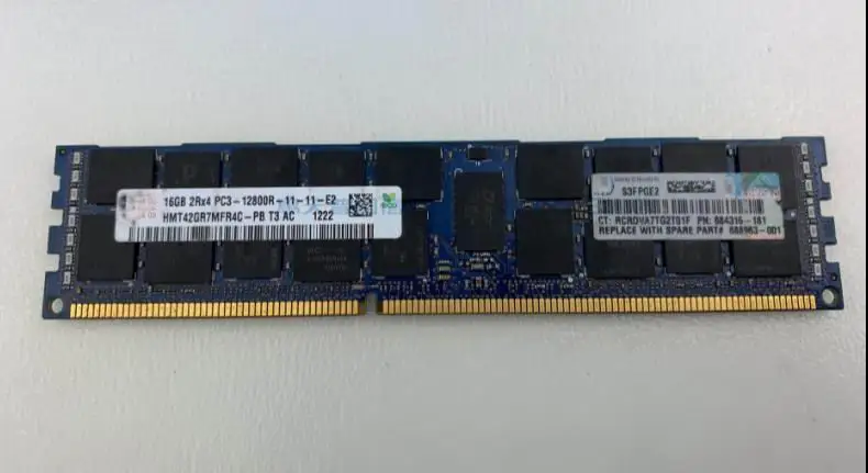 

16G 2Rx4 DDR3 1600 PC3-12800R ECC REG 16GB 688963-001 Ensure New in original box. Promised to send in 24 hours