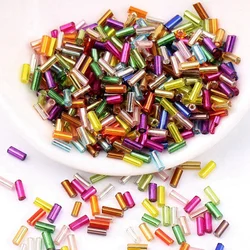 Small Tube 4x2mm 6x2mm Crystal Glass Loose Spacer Seed Beads Wholesale Bulk Lot For Jewelry Making DIY Crafts Findings