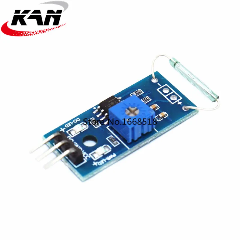 Módulo de sensor reed magnetron módulo reed interruptor magnético para arduino kit diy