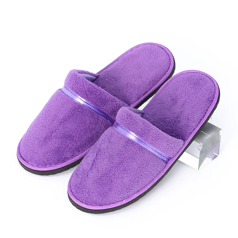 Men Women Winter Slippers Hotel Disposable Slides Home Travel Sandals Hospitality Footwear One Size on Sale