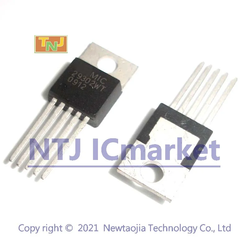 5 PCS MIC29302WT TO-220 MIC29302 29302WT High-Current Low-Dropout Regulators Chip IC