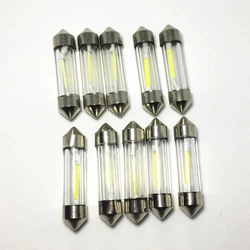 10Pcs C5W C10W LED Bulb Canbus 31mm 36mm 39mm 41mm Festoon Led Car Interior Light Dome Reading License Plate Lamp 12V Auto White
